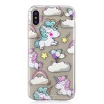 Unicorn Pattern Soft TPU Case for   iPhone X / XS  