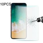 For iPhone X 10pcs ENKAY 0.26mm 9H Hardness 2.5D Curved Tempered Glass Screen Film