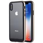 GOOSPERY New Bumper X for   iPhone X / XS   PC + TPU Shockproof Hard Protective Back Case (Gold)