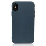 MOFI for   iPhone X   TPU Silicone Soft Forsted Back Protective Case Cover(Blue)