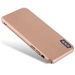 For iPhone X / XS Fuel Injection PC Anti-Scratch Protective Cover Case (Gold)