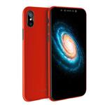 For iPhone X / XS ROCK Untra-thin Soft PP Frosted Protective Back Case (Red)