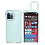 For iPhone 11 Pro Ring Flash Selfie Fill Light Protective Case  (Green)
