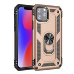 Armor Shockproof TPU + PC Protective Case for iPhone 11 Pro, with 360 Degree Rotation Holder(Gold)