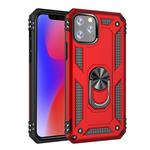 Armor Shockproof TPU + PC Protective Case for iPhone 11 Pro, with 360 Degree Rotation Holder(Red)