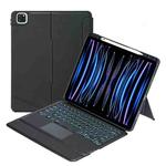 T129-AS For iPad Pro 12.9 2022/2021/2020/2018 Touch Backlight Split Type Bluetooth Keyboard Leather Case