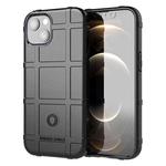 For iPhone 13 Rugged Shield Full Coverage Shockproof TPU Case(Black)