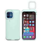 For iPhone 12 mini Ring Flash Selfie Fill Light Protective Case  (Green)