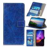 For iPhone 11 Pro Max Retro Crazy Horse Texture Horizontal Flip Leather Case, with Holder & Card Slots & Photo Frame & Wallet (Blue)