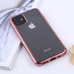 Transparent TPU Anti-Drop And Waterproof Mobile Phone Protective Case for iPhone 11 Pro Max(Rose Gold)
