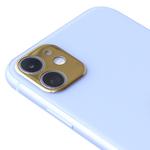 For iPhone 11 Aluminum Alloy Camera Lens Protector (Gold)