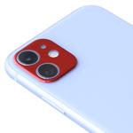 For iPhone 11 Aluminum Alloy Camera Lens Protector (Red)