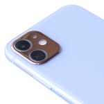 For iPhone 11 Aluminum Alloy Camera Lens Protector (Rose Gold)