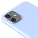 For iPhone 11 Aluminum Alloy Camera Lens Protector (Silver)