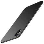 For iPhone XS Max MOFI Frosted PC Ultra-thin Full Coverage Protective Case (Black)