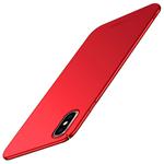 For iPhone XS Max MOFI Frosted PC Ultra-thin Full Coverage Protective Case (Red)