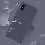 TOTUDESIGN Liquid Silicone Dropproof Full Coverage Case for iPhone XS Max (Dark Blue)