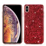 Glitter Powder TPU Case for  iPhone XS Max (Red)