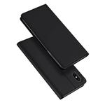 DUX DUCIS Skin Pro Series Horizontal Flip PU + TPU Leather Case for iPhone XS Max, with Holder & Card Slots (Black)