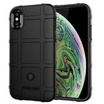 For iPhone XS Max Full Coverage Shockproof TPU Case(Black)