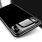 For iPhone XS Max MOFI Full Coverage High Alumina Glass + PC + Lens Face Parnt Case(Black)