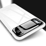For iPhone XS Max MOFI Full Coverage High Alumina Glass + PC + Lens Face Parnt Case(White)
