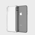 For iPhone XS Max Shockproof Transparent TPU Soft Case (Transparent)