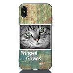 Cat Painted Pattern Soft TPU Case for iPhone XS Max