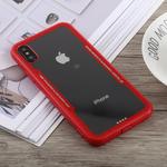 For iPhone XS Max Acrylic + TPU Shockproof Case(Red)