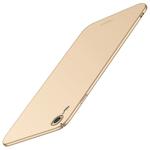 For iPhone XR MOFI Frosted PC Ultra-thin Full Coverage Protective Case (Gold)