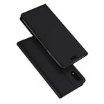 DUX DUCIS Skin Pro Series Horizontal Flip PU + TPU Leather Case for iPhone XR, with Holder & Card Slots(Black)