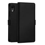 DZGOGO MILO Series PC + PU Horizontal Flip Leather Case for iPhone XR, with Holder & Card Slot & Wallet(Black)