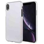 For iPhone XR GOOSPERY JELLY Series Shockproof Soft TPU Case(Silver)