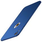 For iPhone XR MOFI Frosted PC Ultra-thin Full Coverage Case (Blue)