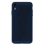For iPhone XR MOFI Honeycomb Texture Breathable PC Shockproof Protective Case (Blue)