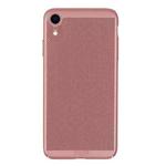 For iPhone XR MOFI Honeycomb Texture Breathable PC Shockproof Protective Case (Rose Gold)