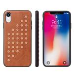 Star Series Retro Crazy Horse Texture PU Leather Case for iPhone XR (Brown)