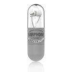 WK WI80 3.5mm In Ear Wired Control Music Earphone, Support Call(Silver)