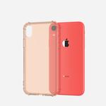 For iPhone XR Shockproof Transparent TPU Soft Case (Orange)
