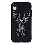 Elk Painted Pattern Soft TPU Case for iPhone XR