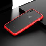 Shockproof  Frosted PC+ TPU Case for iPhone XR (Red)