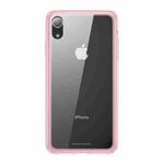 For iPhone XR Baseus Original Tempered Glass Case(Pink)