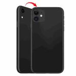 Back Housing Cover with Appearance Imitation of iP11 for iPhone XR (with SIM Card Tray & Side keys)(Black)