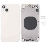 Back Housing Cover with Appearance Imitation of iP13 for iPhone XR(White)