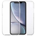 For iPhone XR Ultra-thin Double-sided Full Coverage Transparent TPU Case (Transparent)