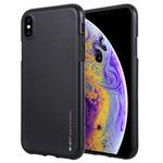 GOOSPERY I JELLY Metal Series Shockproof Soft TPU Case for iPhone XS / X(Black)