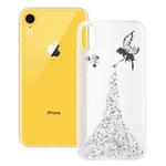 Epoxy Angel Pattern Soft Case For  iPhone XR  6.1 inch(Silver)