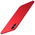 For iPhone XS MOFI Frosted PC Ultra-thin Full Coverage Case(Red)