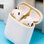 Metal Dustproof Sticker for Apple AirPods 2 (Wireless Charging)(Gold)