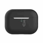 For AirPods Pro Solid Color Silicone Earphone Protective Case ( Robot )